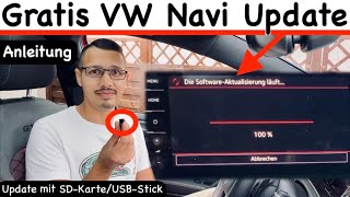 VW Navi Discover Media/Pro Update with SD Card/USB Stick | Instructions | German | Free