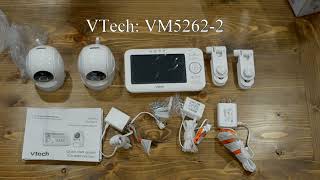 Unboxing - VTech Dual Camera Baby Monitor VM5262-2