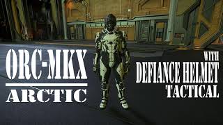 Star Citizen 3.12.1 ● ORC mkX Arctic with Defiance Helmet Tactical