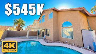 Las Vegas Homes for Sale | SPARKLING Pool | BEST Price 5 Bedrooms 3 Car Garage | $545K Green Valley