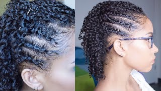 How To Mini Twists On Curly Natural Hair Protective Hairstyle