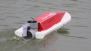 How to make a Boat - Amazing RC DIY toys - BOAT