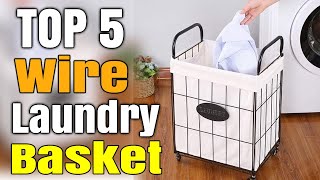 Best Wire Laundry Basket On Wheels With Liners