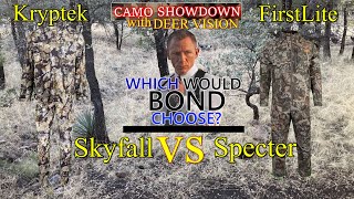 Compare Kryptex Skyfall Vs. FirstLite Specter  hunting camo w my new simulated deer vision.