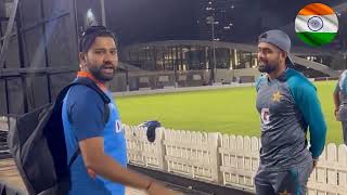 Rohit Sharma meeting Babar Azam Before India vs Pakistan Match / Cric India
