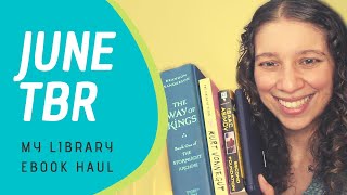 June TBR basically a library ebook haul (I went crazy) || May 2020 [CC]