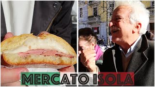 Milano day 2 | Market in Isola | Italian Sandwich, Chicken \u0026 Ravioli | Maos tv b2b Shaf Huse