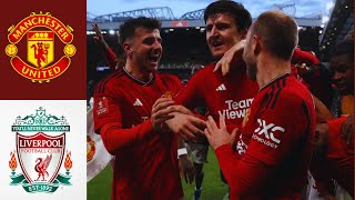 Manchester United vs Liverpool 4-3 | Highlights | All Goals & SEMI-FINALS OF FA CUP 2024|23
