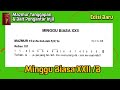 Mazmur dan BPI Minggu Biasa XXII Tahun B (01 September 2024) - Edisi Baru