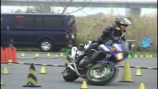 2012 4 22 Dunlop Moto Gymkhana Momoco Tsukihara ZRX1200R heat 2