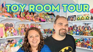 53. Vintage Toy Collection Room Tour! - May 2024 - G1 MLP, Transformers, Barbie, Marvel and more....