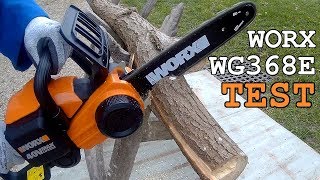 WORX WG368E Electric Chainsaw 40V • TEST