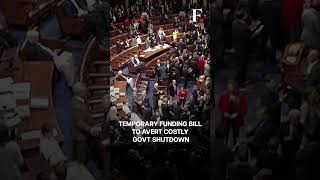 US Congress Passes Temporary Bill To Avoid Costly Govt Shutdown | Subscribe to Firstpost