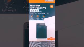 Mi Pocket Power Bank Pro || Chota Packet Bada Dhamaka💥 || Mini Powerbank 10000 mah || #mipowerbank