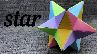 Origami Star Kusudama