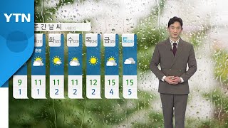 [날씨] 내일 오전까지 전국 눈·비...오늘보다 쌀쌀 / YTN