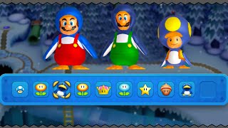 New Super Mario Bros. U Deluxe All Castles – 3 Players Walkthrough Co-Op