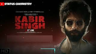 Kabir Singh full mass bgm | full hd audio quality| ringtone bgm version