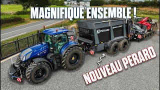 😵‍💫TRACTEUR NH pour remplacer un MASSEY ?🤷‍♂️POURQUOI ? NOUVEL ÉPANDEUR 2025 PERARD -ETA JULLIARD 😎