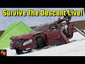 Survive The Icy Descent Live! - BeamNG Drive Multiplayer