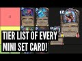 A Hearthstone tier list of EVERY card in Return to Naxxramas Mini-Set!