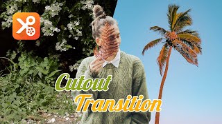 How to Make a Cutout Transition Video in YouCut? | PIP & AI |