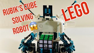 Mindstorms￼ LEGO Rubiks cube solving robot!!!! 😱￼ Using￼ David Gilday plans from mindcuber ￼