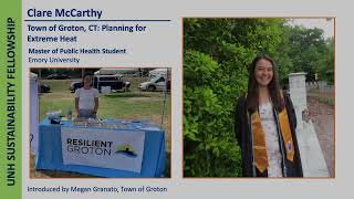 2023 Sustainability Fellowship Clare McCarthy (Town of Groton, Connecticut)