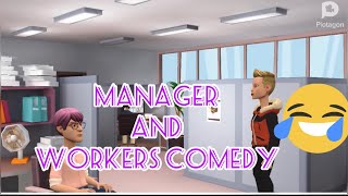 manager and Workers comedy 🤣🤣💯💯👆👆animation model comedy 🎭 video