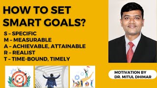 How to set smart goals for success in life? Soft Skills - Setting SMART Goals