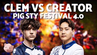 CLEM vs CREATOR: Huge Series! | $10,000 PiGFest 4.0 Ro16 (Bo5 TvP) - StarCraft 2