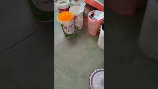 Pagtitimpla ng pintura gamit ang machine #construction #painting #paint #viral #videos #videos