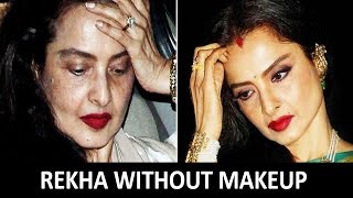 Evergreen Rekha Without Makeup ( MUST WATCH) | Rekha Caught Without Makeup| Rekha | Unseen Photos