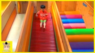 Indoor Playground Learn Kids Fun Colors Color Ball Rainbow for Play Slide Family | MariAndKids Toys