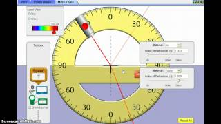 Student Bending Light Simulation