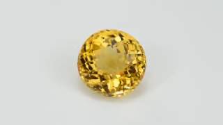 Цитрин. Натуральный желтый камень. Citrine gemstone.