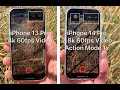 iPhone 14 Pro Action Mode Video vs iPhone 13 Pro 4k Video Comparison.