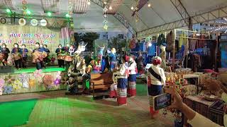 รำกลองยาว งานดอกฝ้ายเมืองเลย  Cotton Festival  at  Loei  province Thailand