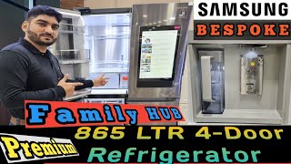 bespoke samsung refrigerator ⚡ samsung family hub refrigerator ⚡  samsung side by side refrigerator