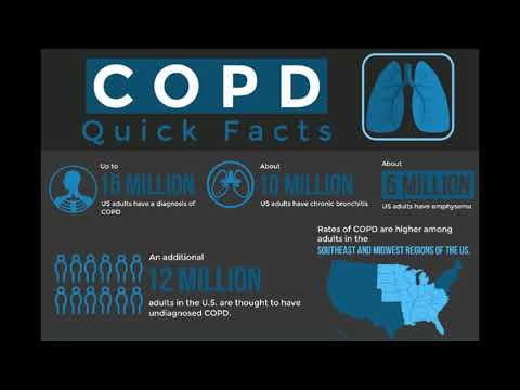How many patients are suffering from COPD in the United States 2020?