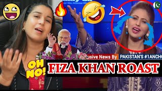 Funny  Of Pakistani News Anchor Fiza Khan 😂