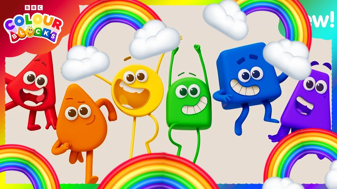 🌈 Rainbow | Colours For Kids| @colourblocks - YouTube