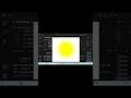 Draw sunshine 🌞 in python | python turtle | #sunshine #turtle #shorts #viral #coding #short