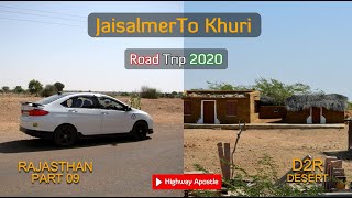 Jaisalmer To Khuri Road Trip | D2R Part 09 | Delhi To Rajasthan