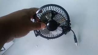 Zuvas Desk Fan Quiet Small USB Fan 360 Rotation Review