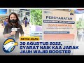 30 Agustus 2022, Syarat Naik KAA Jarak Jauh Wajib Booster