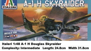 Italeri 1:48 Douglas A-1H Skyraider Kit Review