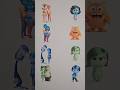 Inside Out 2 Parents and children Matching Puzzle!! #shorts #art #viral