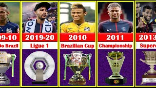 Neymar All Trophies In His Career