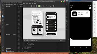 Flutter E-learning app ui design speed code #2 with source code | tech4nobs